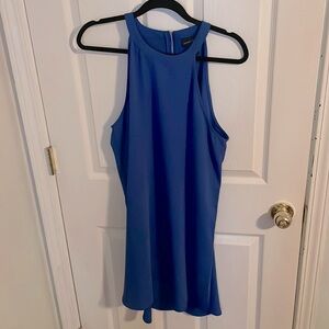 Women’s Adrienne Vittadini royal blue dress. Size large.